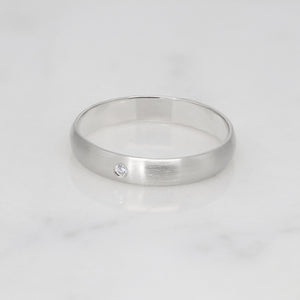 Atticus Diamond Ring In White Gold